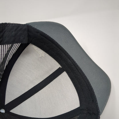 Agri-Access Snapback Trucker Hat Gray OS Adjustable Mesh Back Pacific Headwear