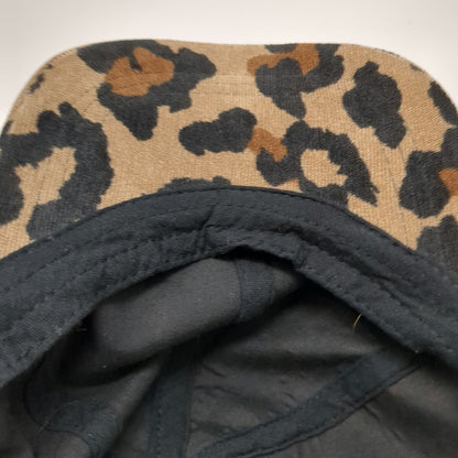 Maurices Baseball Cap Beige Black Brown One Size Leopard Animal Print Strap Hat