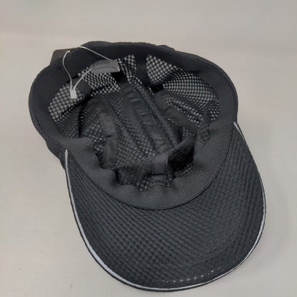 ZYLIOO Oversized Caps Fitted 5 Panel Hat Black 61-64cm Breathable Polyester