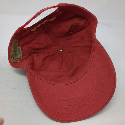 Outdoor Cap Ducks Unlimited Snapback Hat Red OSFM Embroidered Duck Logo Fishing
