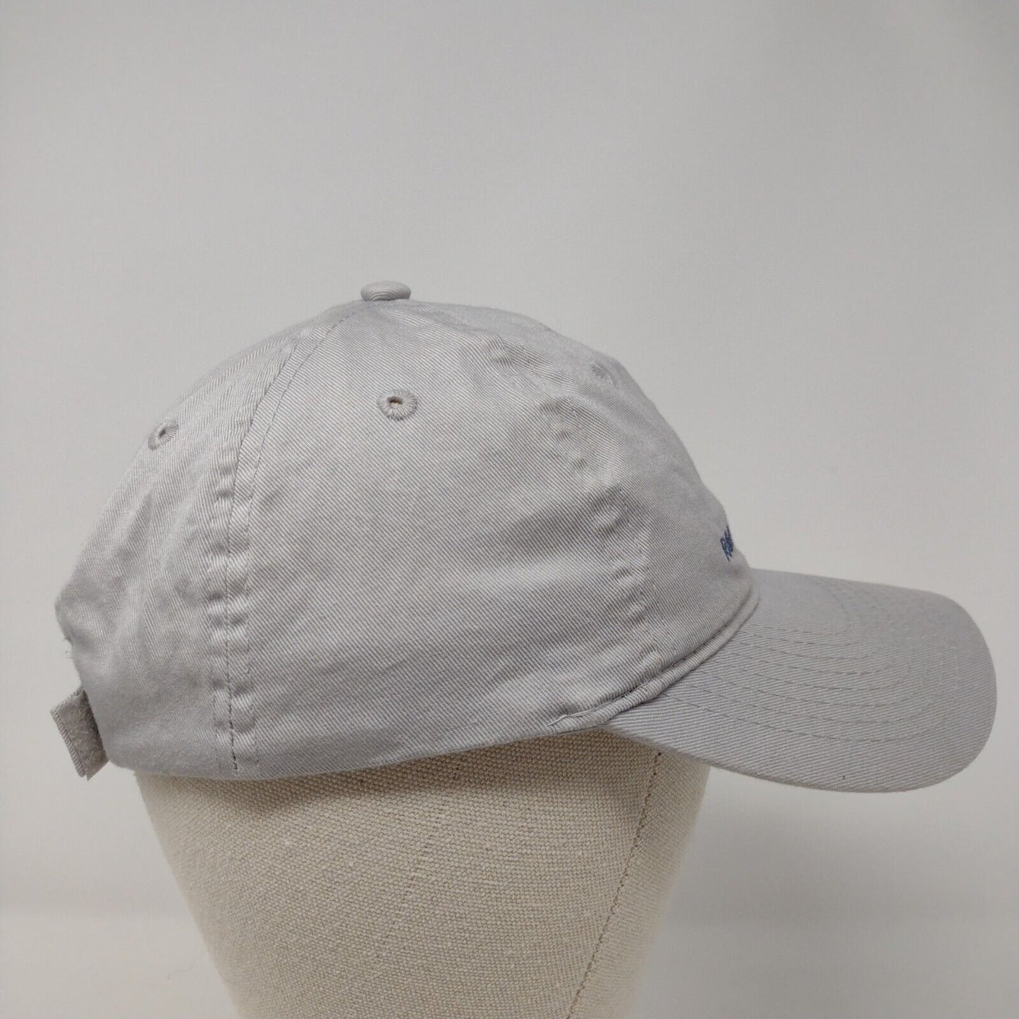 Race To Robie Creek Strapback Hat Gray OSFA Embroidered Port & Company