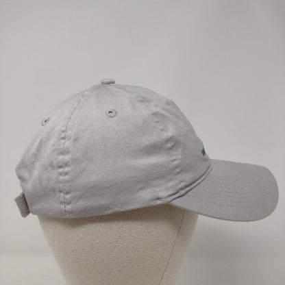 Race To Robie Creek Strapback Hat Gray OSFA Embroidered Port & Company