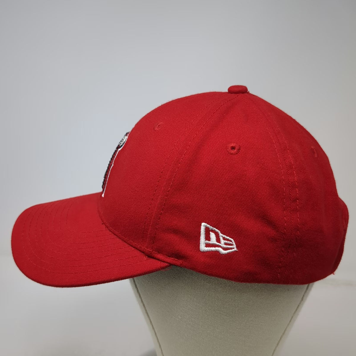New Era MLB Los Angeles Angels Baseball Cap Red One Size Rhinestone Strapback