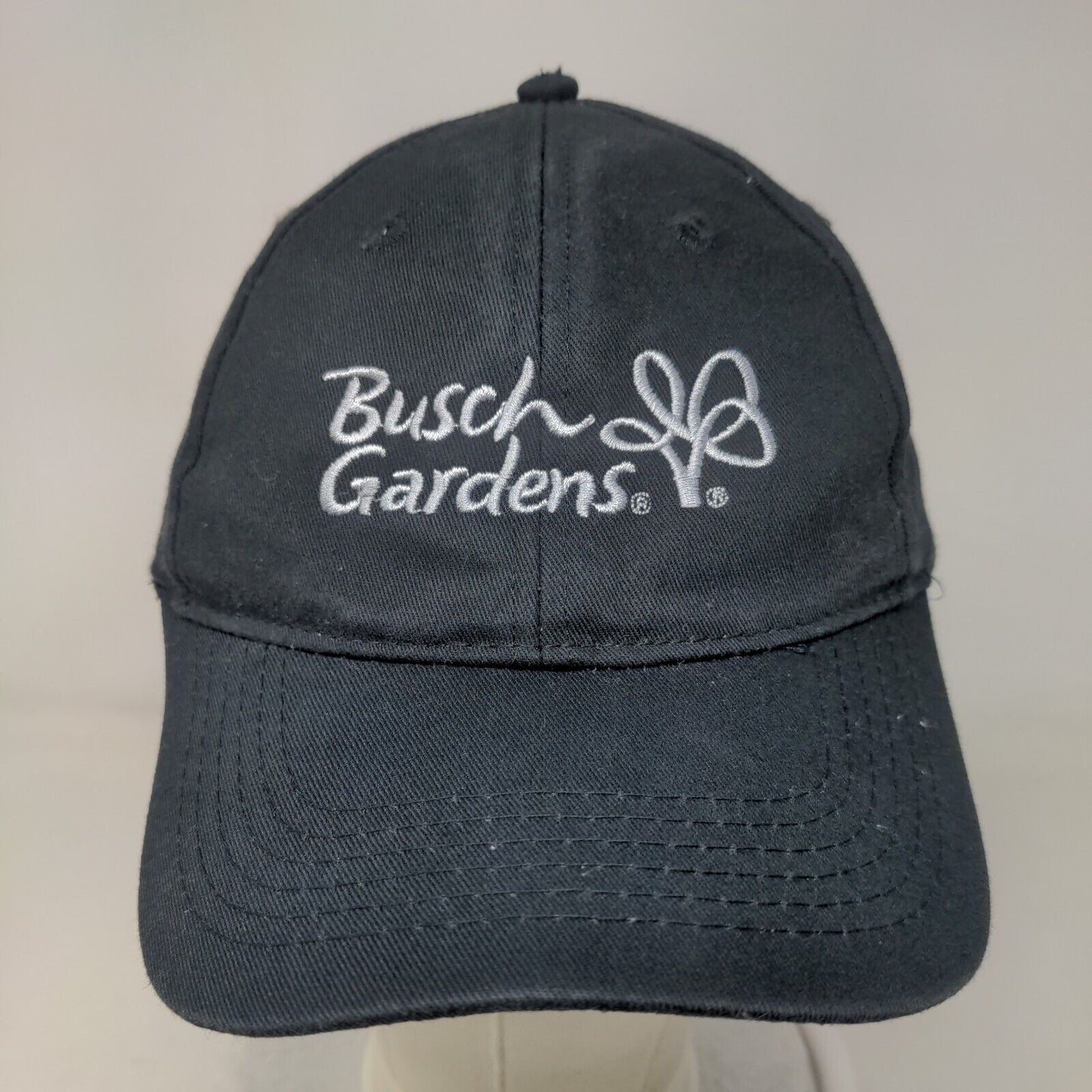 Busch Gardens Strapback Hat Blue Youth Embroidered Port & Company