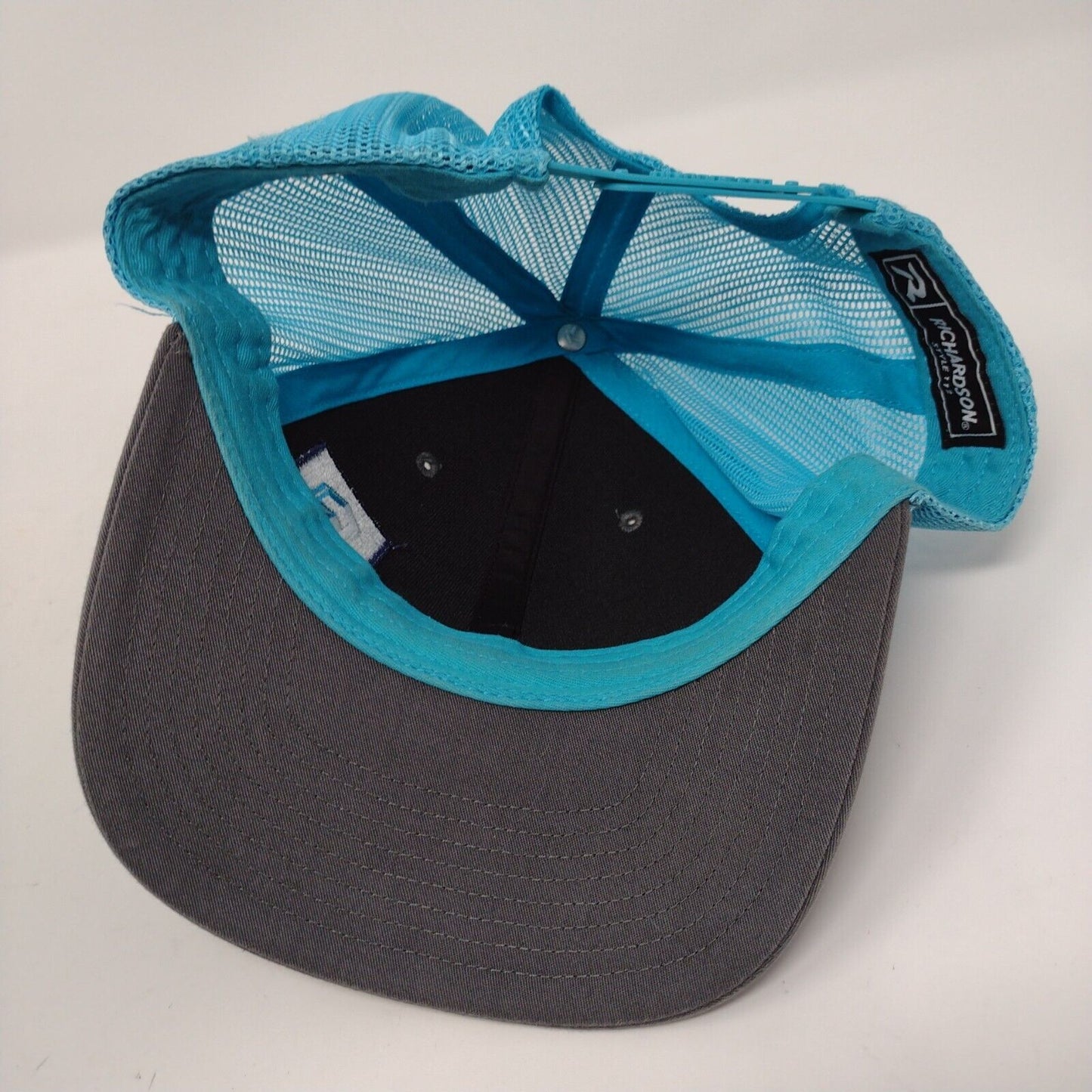 Richardson Snapback Mesh Back Trucker Hat Multi OSFA Embroidered Logo