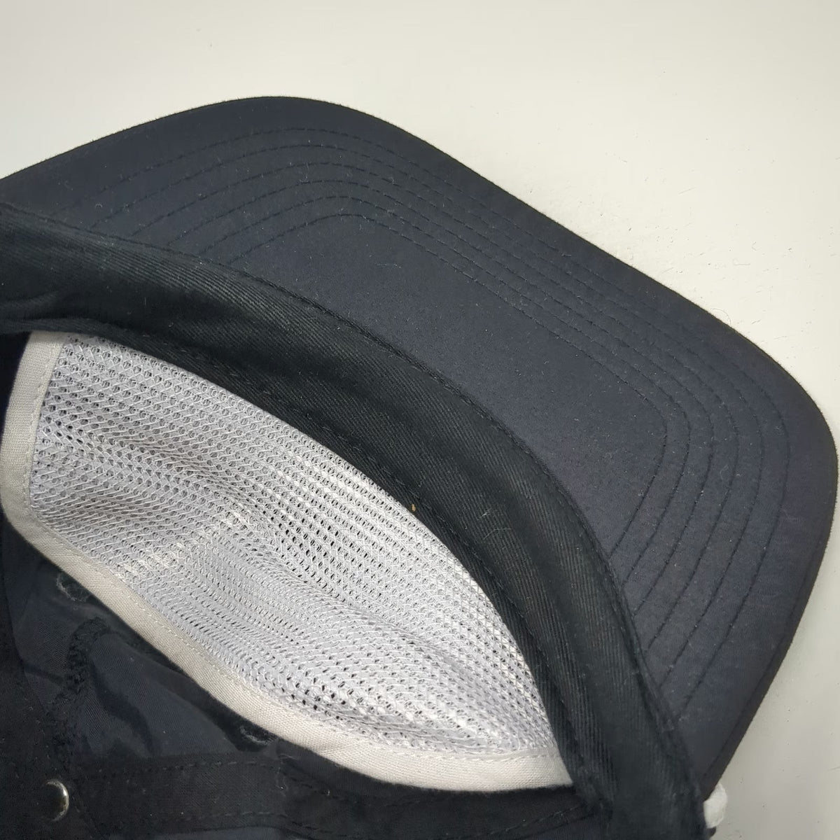 Oakley 5 Panel Hat Black OSFM Snapback Rope Palm Tree Diamond Patch Nylon Sport