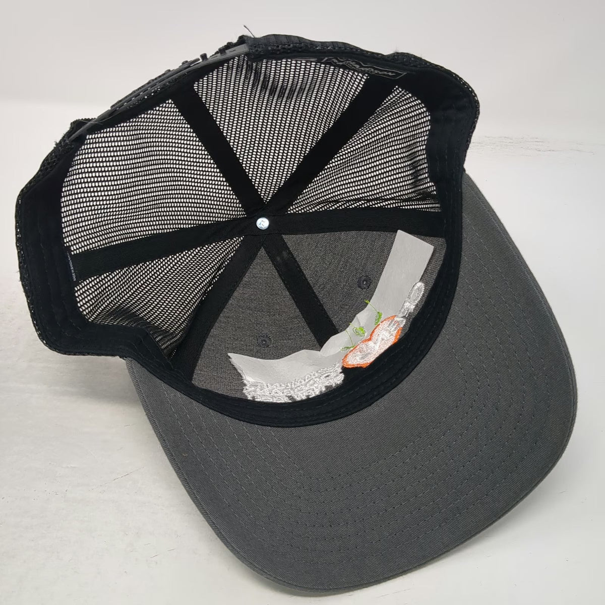 Richardson Trucker Hat Gray One Size Mesh Back Snapback New Jersey Foodbank