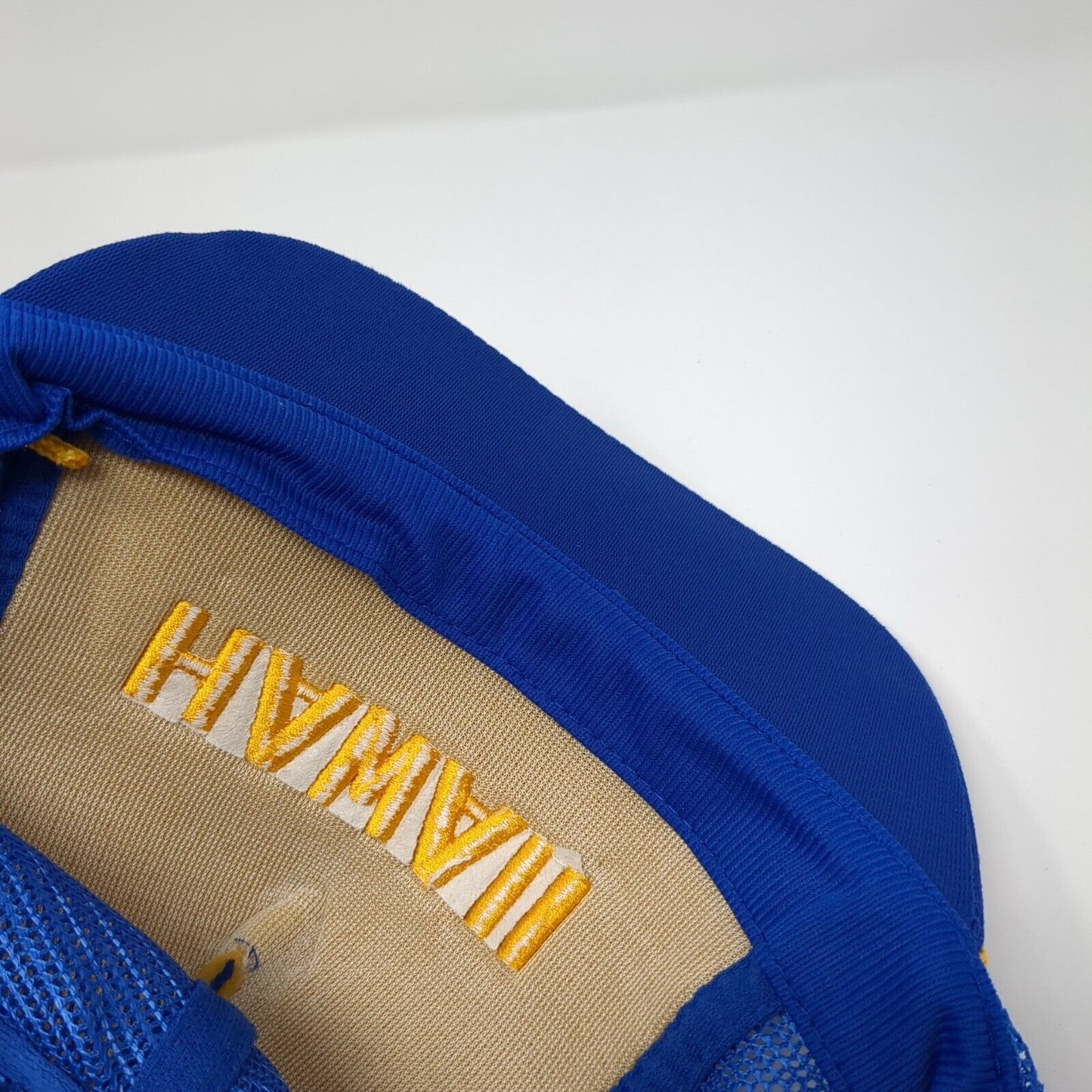 Hawaii Snapback Rope Trucker Hat Blue OSFA Mesh Back Solid Embroidered
