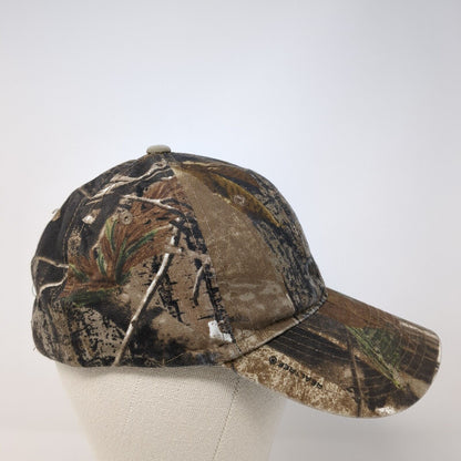 Realtree Strapback Hat Camouflage One Size Adjustable Vented Holes Signatures