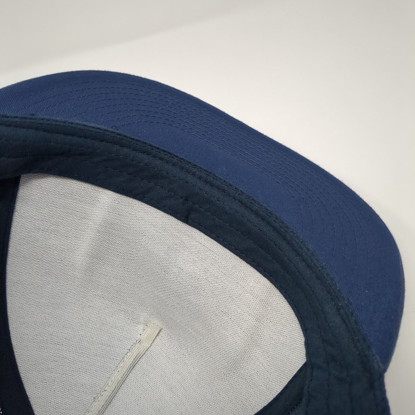 Mend Snapback Mesh Back Trucker Hat Blue One Size Adjustable Yupoong