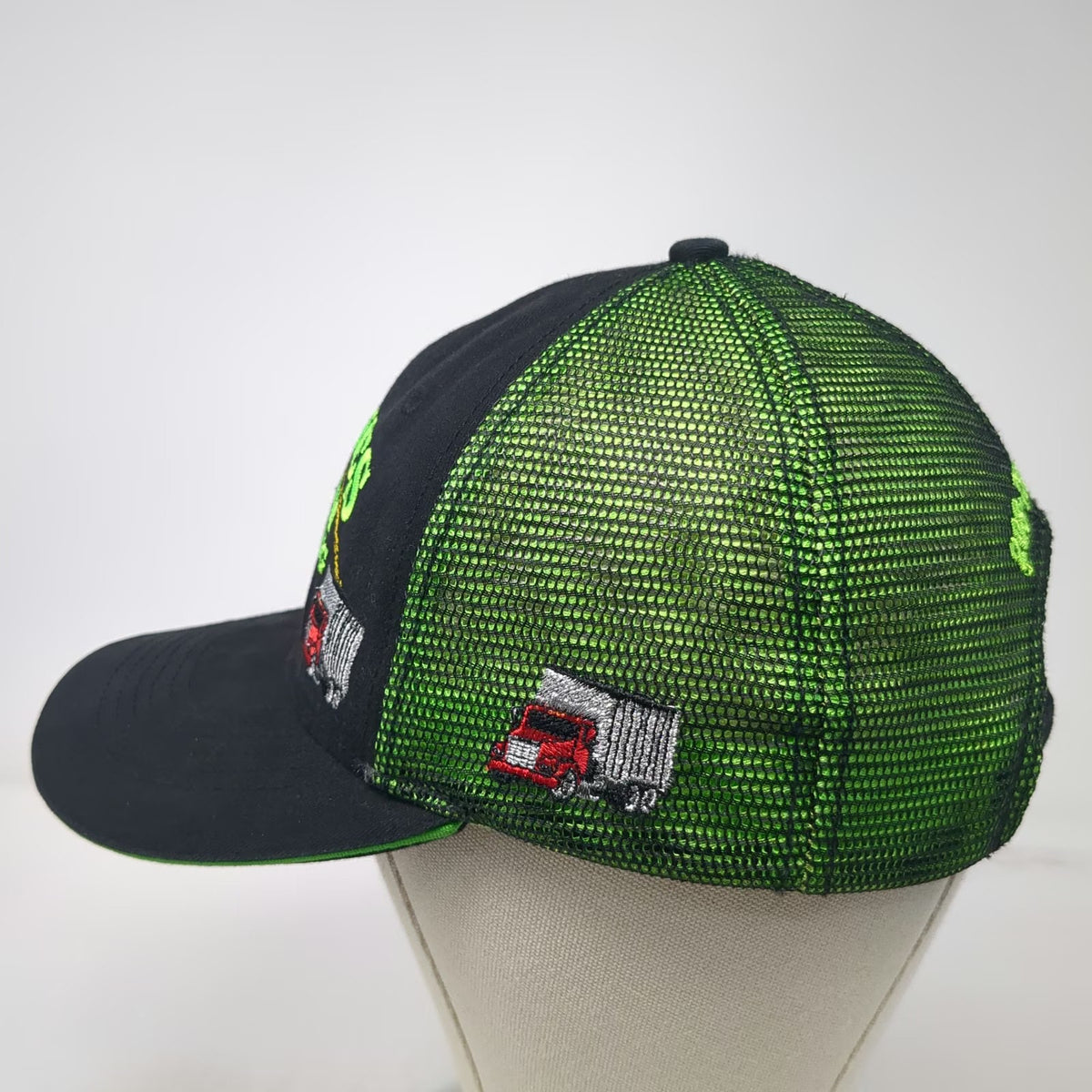 The Max Trucker Hat Black Green One Size Jaynes Custom Chopping Buhl Idaho Ag