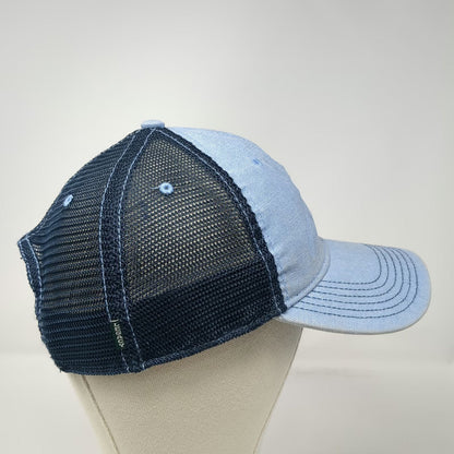 Legacy Trucker Hat Blue One Size Mesh Back Embroidered Crab Adjustable Snapback