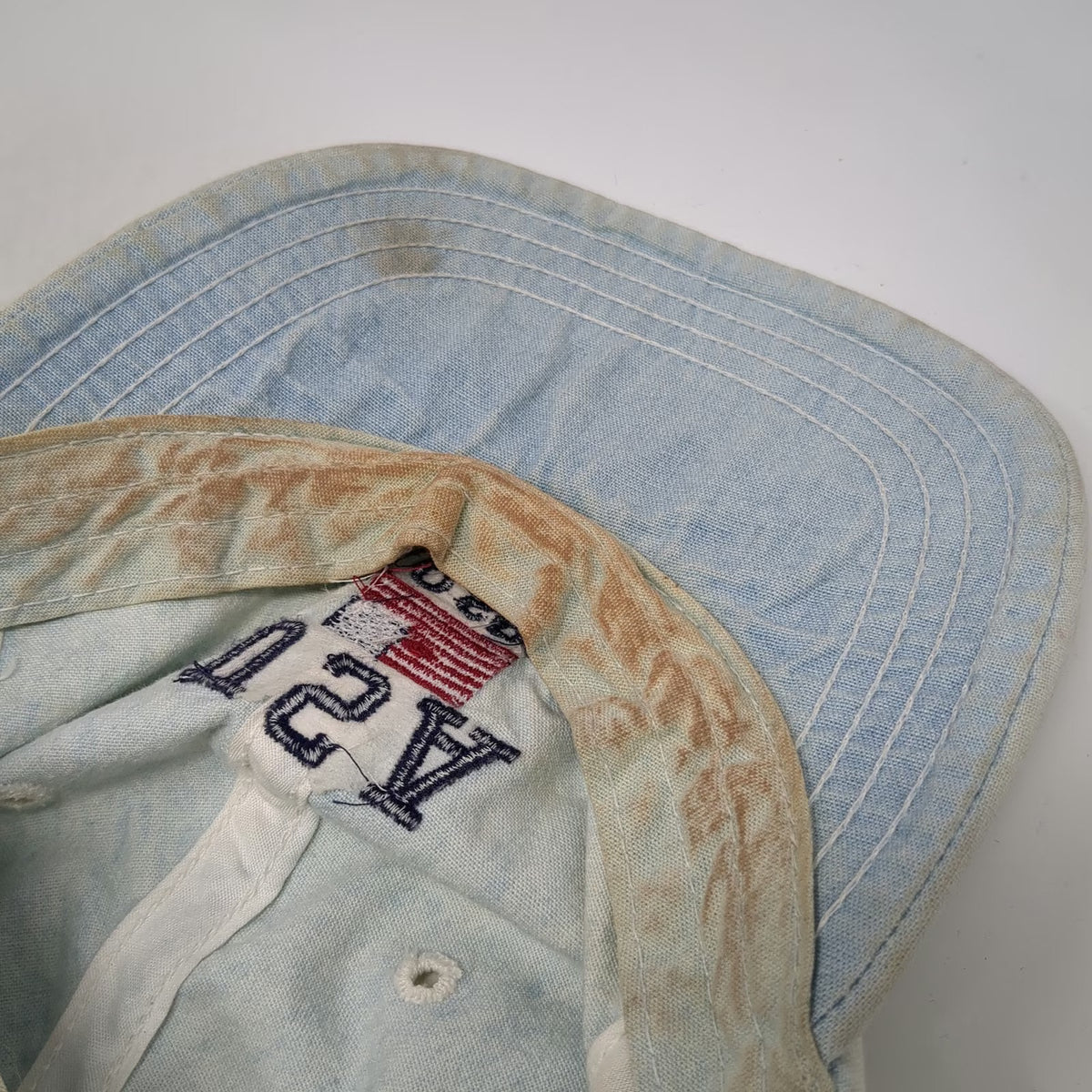 Polo Sport Baseball Cap Blue One Size USA Flag Made in USA Poipu Bay Cotton Hat