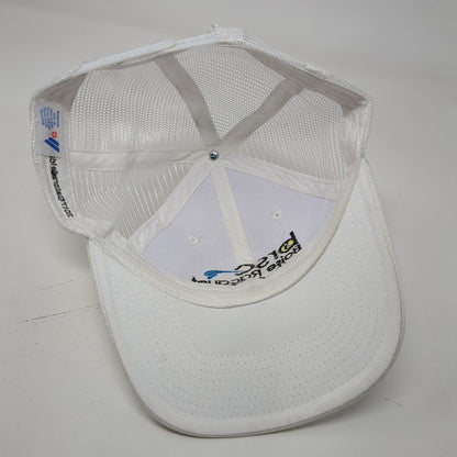 Boise Racquet and Swim Club Snapback Trucker Hat White One Size Mesh Back