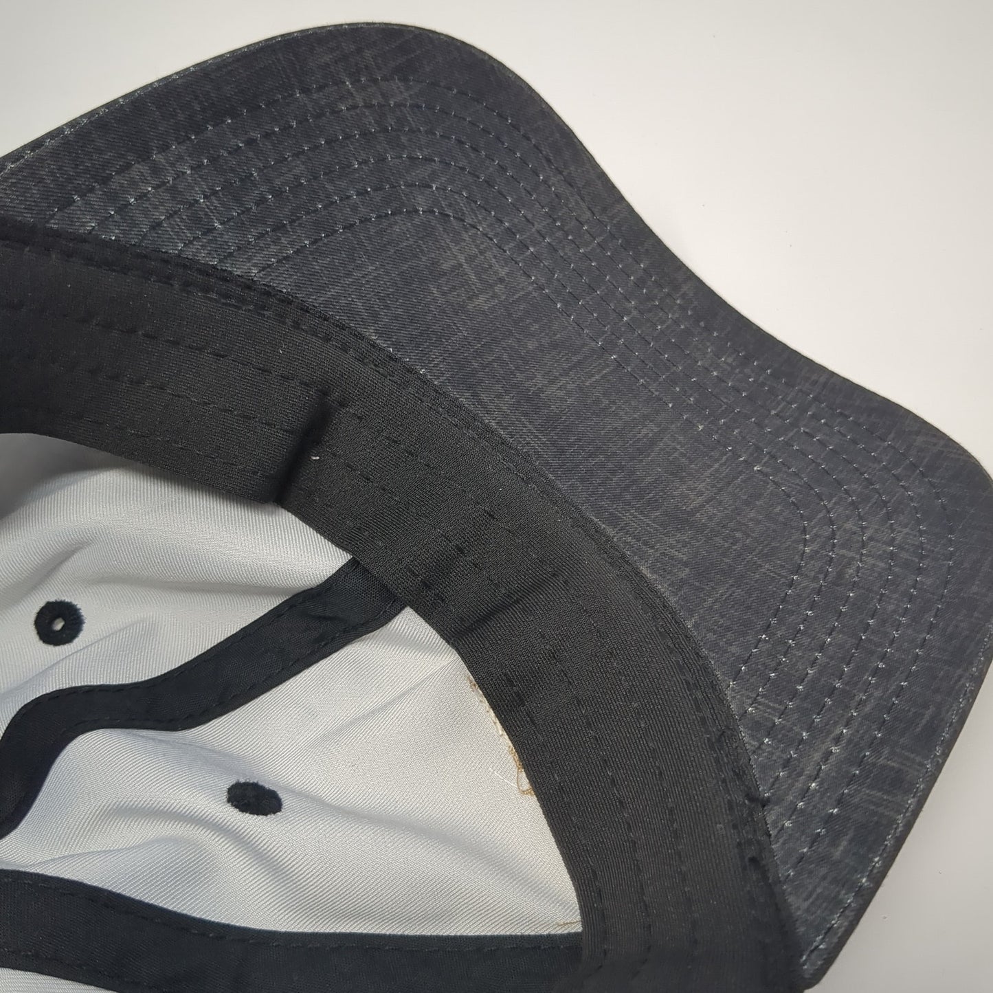 Shore Lodge Leather Patch Strapback Hat Black One Size Adjustable Legacy