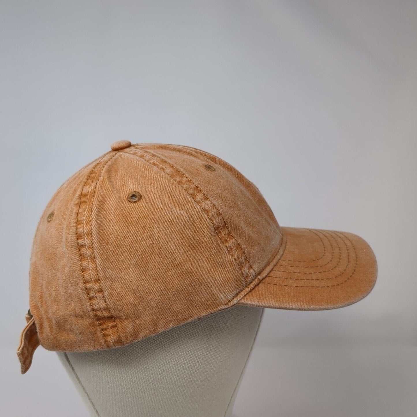 Unbranded Slideback Baseball Cap Brown One Size Adjustable 6 Panel Blank