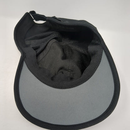 Adidas 3 Stripes Strapback Hat Black One Size Embroidered Running