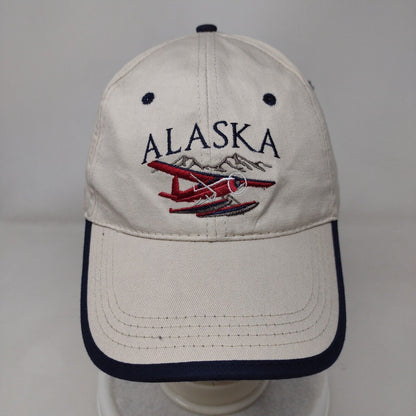 Alaska Snapback Hat Tan One Size Adjustable Embroidered 6 Panel Tonqass Cotton
