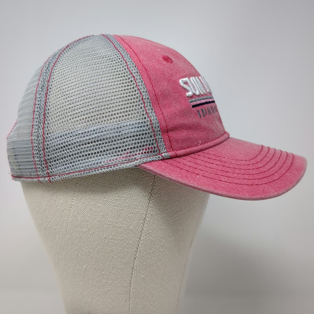 Gear For Sports Trucker Hat Pink One Size Sun Valley Idaho 1936 Mesh Back