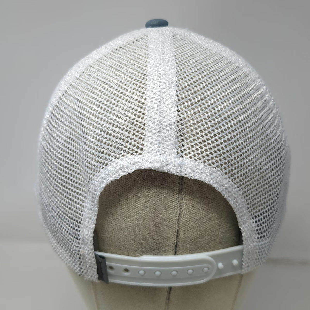 Imperial Trucker Hat Blue One Size AJGA Shield Logo Mesh Back Snapback Golf