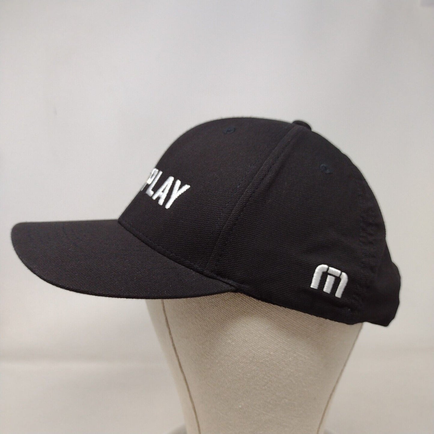 Go Play Snapback Hat Black OSFA Embroidered Flexfit 110 Yupoong