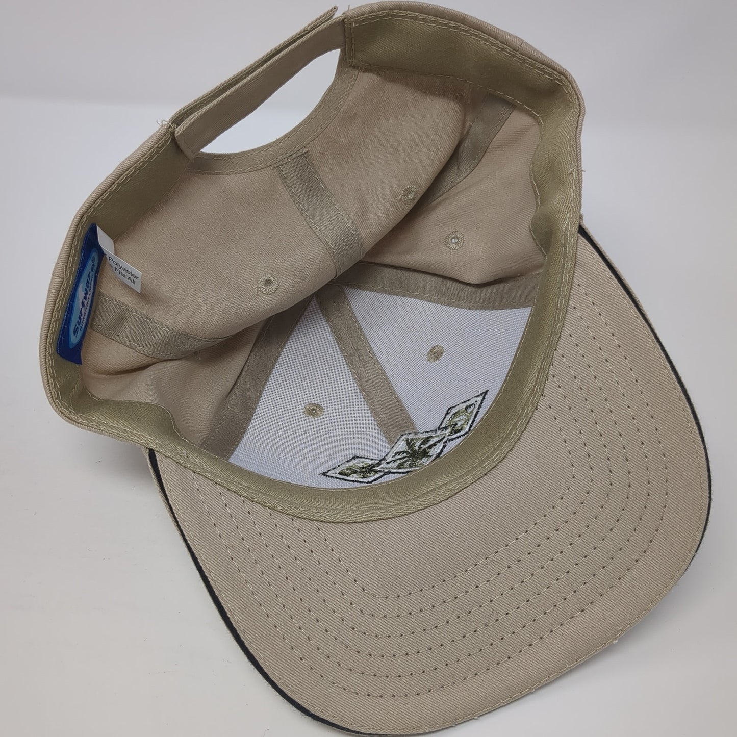 Hawaii Strapback Baseball Cap Brown One Size Adjustable Embroidered 6 Panel