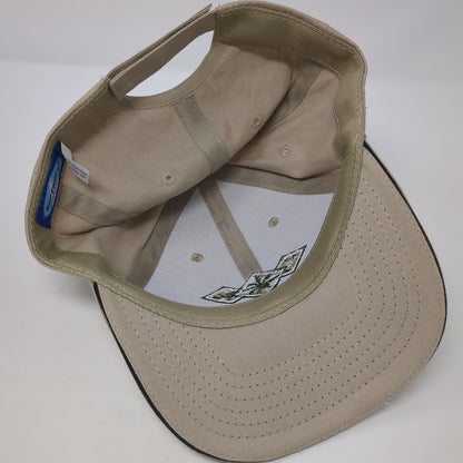 Hawaii Strapback Baseball Cap Brown One Size Adjustable Embroidered 6 Panel
