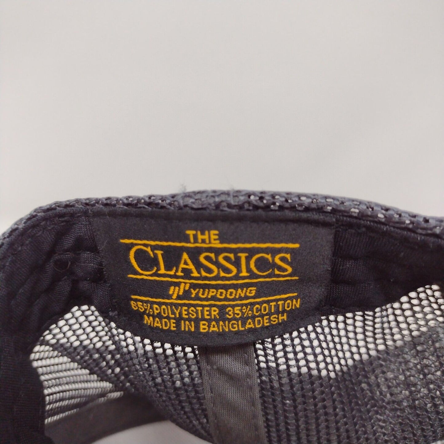 Sober Strength Patch Snapback Mesh Back Trucker Hat Gray OSFA Yupoong