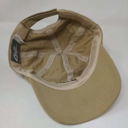 Century Link Strapback Hat Tan One Size Adjustable Embroidered 6 Panel