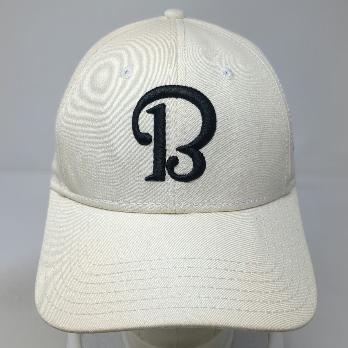 Otto Beechcraft Baseball Cap White One Size Slideback Side Logo 100% Cotton Hat