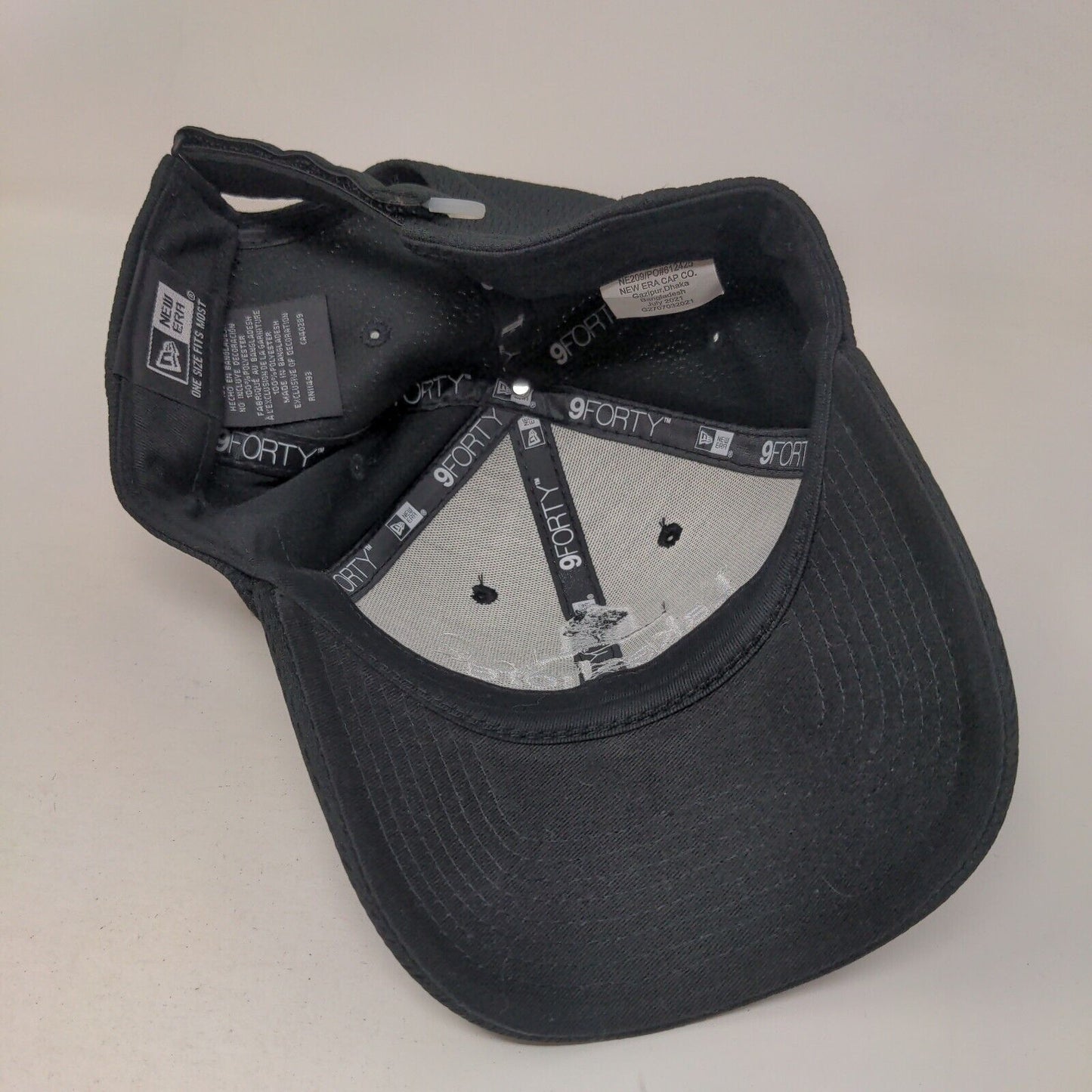 Lakeshore Management Strapback Hat Black OSFM Adjustable 6 Panel 9Forty New Era