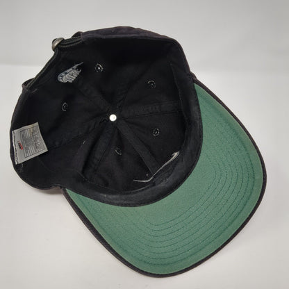 Nike Slideback Hat Black One Size Adjustable Embroidered Swoosh 6 Panel Cotton