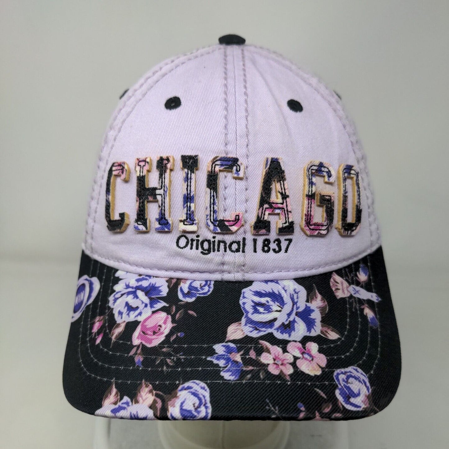 Chicago Original 1837 Strapback Hat Multicolor OS Adjustable Floral Robin Ruth