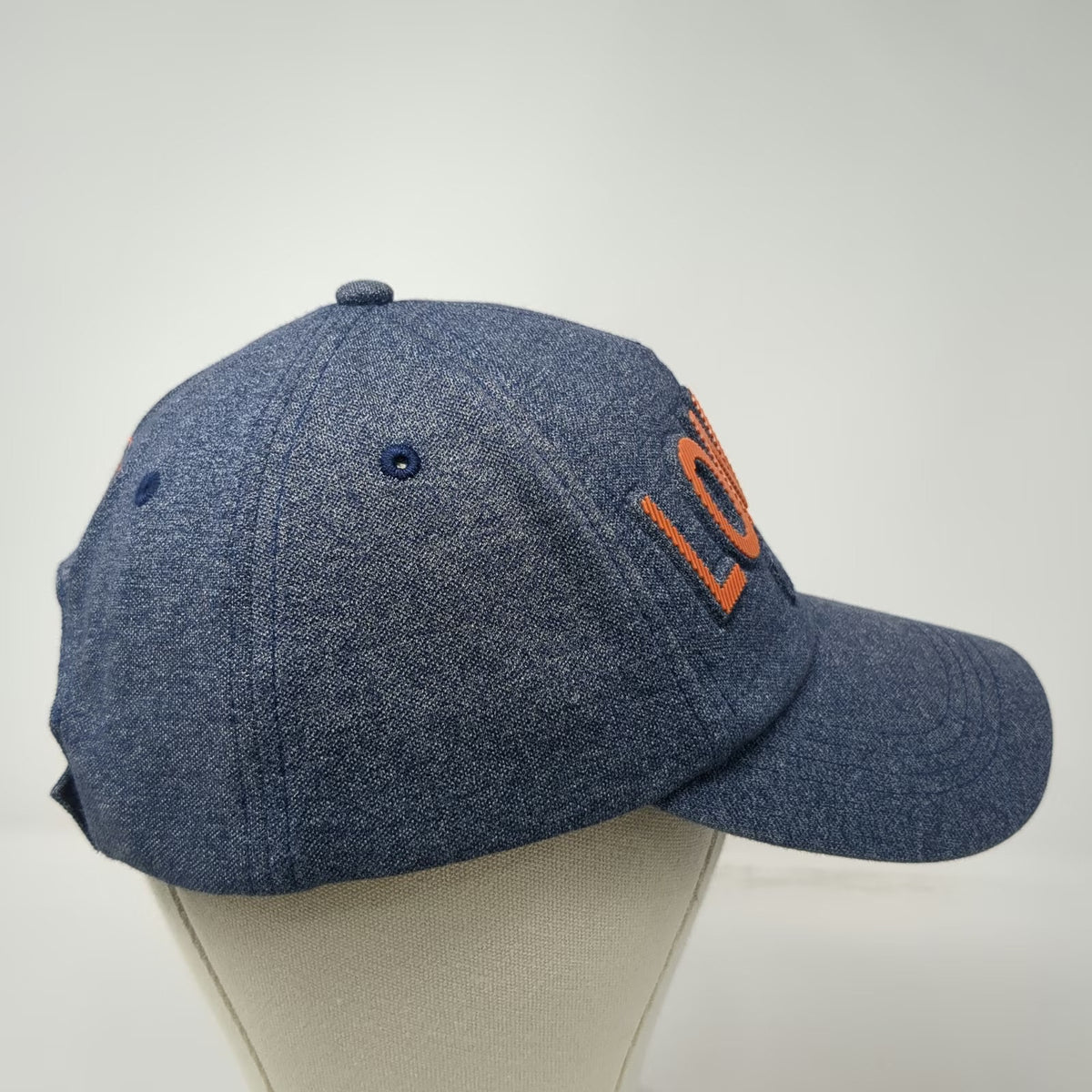 Robin Ruth 5 Panel Blue Hat One Size London Original Strapback Raised Text