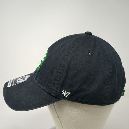 Boston Celtics NBA '47 Hat Black One Size Shamrock Logo Slideback Curved Brim