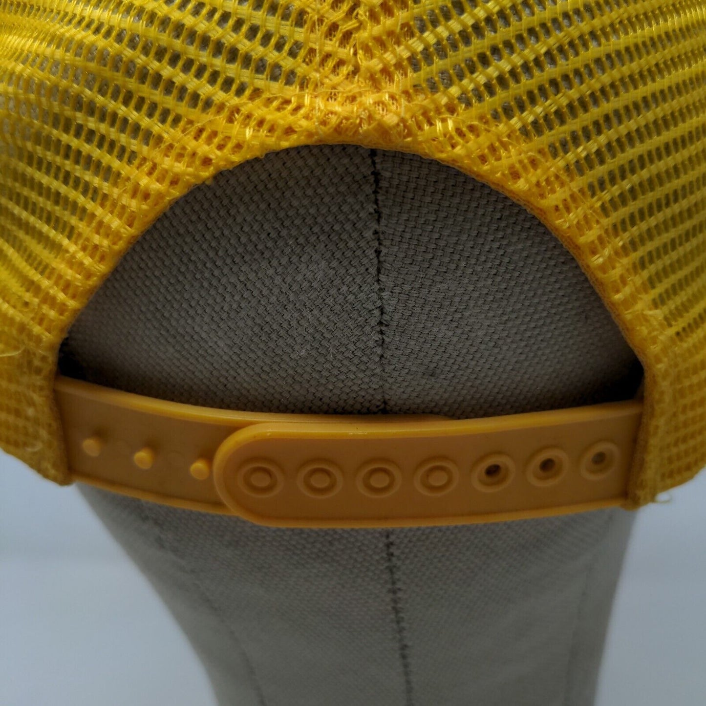 Orlando Florida Men's Snapback Mesh Back Trucker Hat Yellow Adjustable Vintage