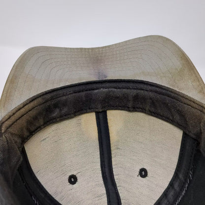 New Era Size 7 Fitted Hat Blue Gray Cap Old English Letter C USA Vintage