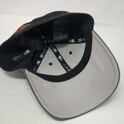 New Era Baseball Cap Black L Harley-Davidson Motorcycles Fitted Hat Stretch Fit