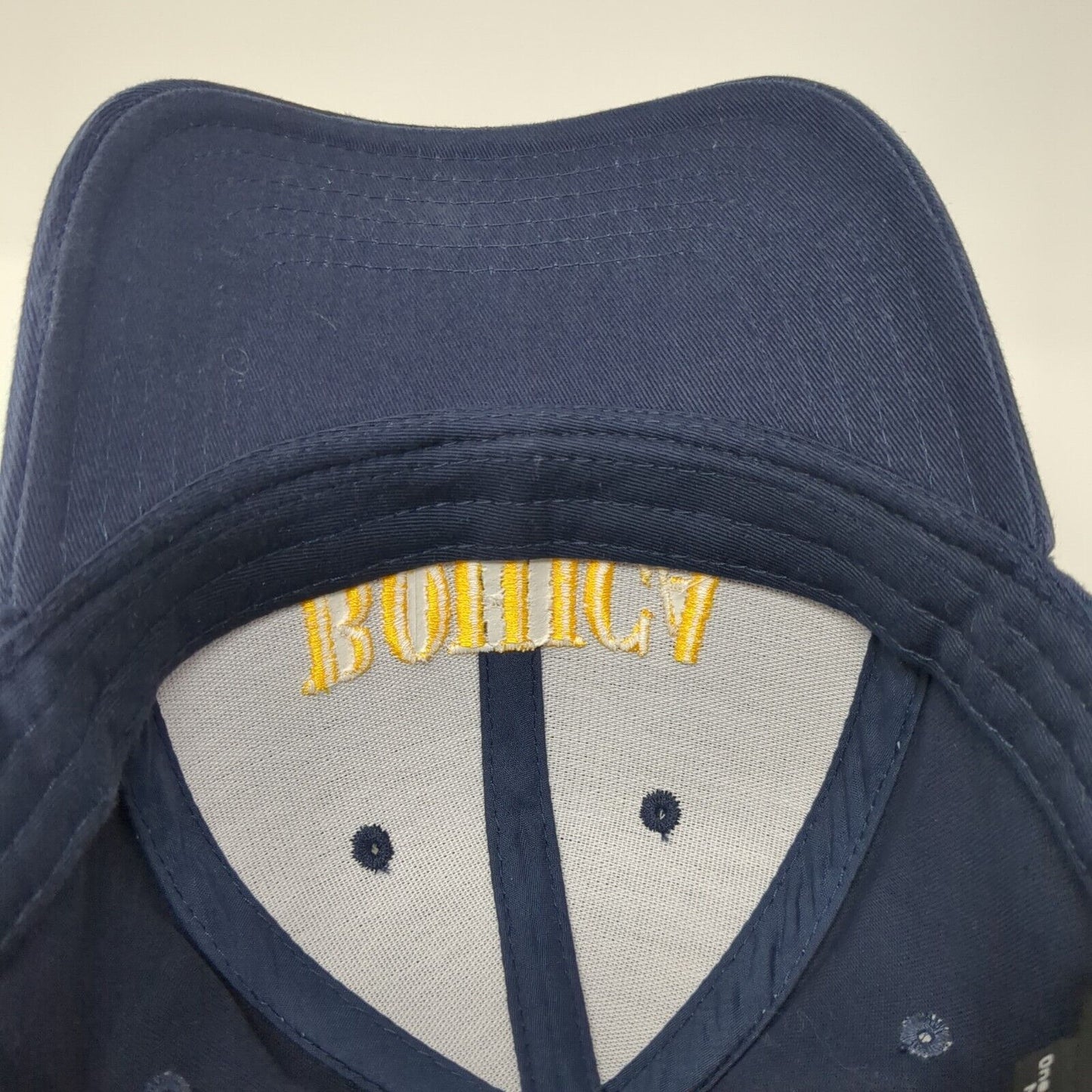 Bohica Strapback Hat Blue One Size Adjustable Embroidered Solid Otto