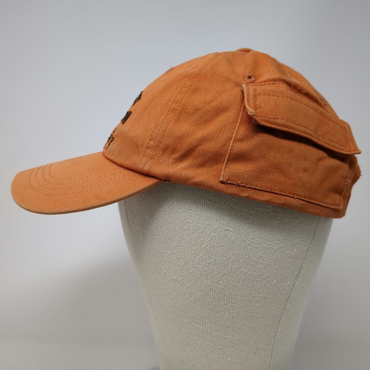 VONPOK Bulleit Bourbon Frontier Whiskey Baseball Cap Orange OSFM Slideback Hat
