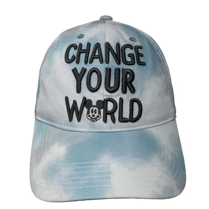 Change Your World Mickey Mouse Slideback Hat Multicolor One Size Tie Dye Disney