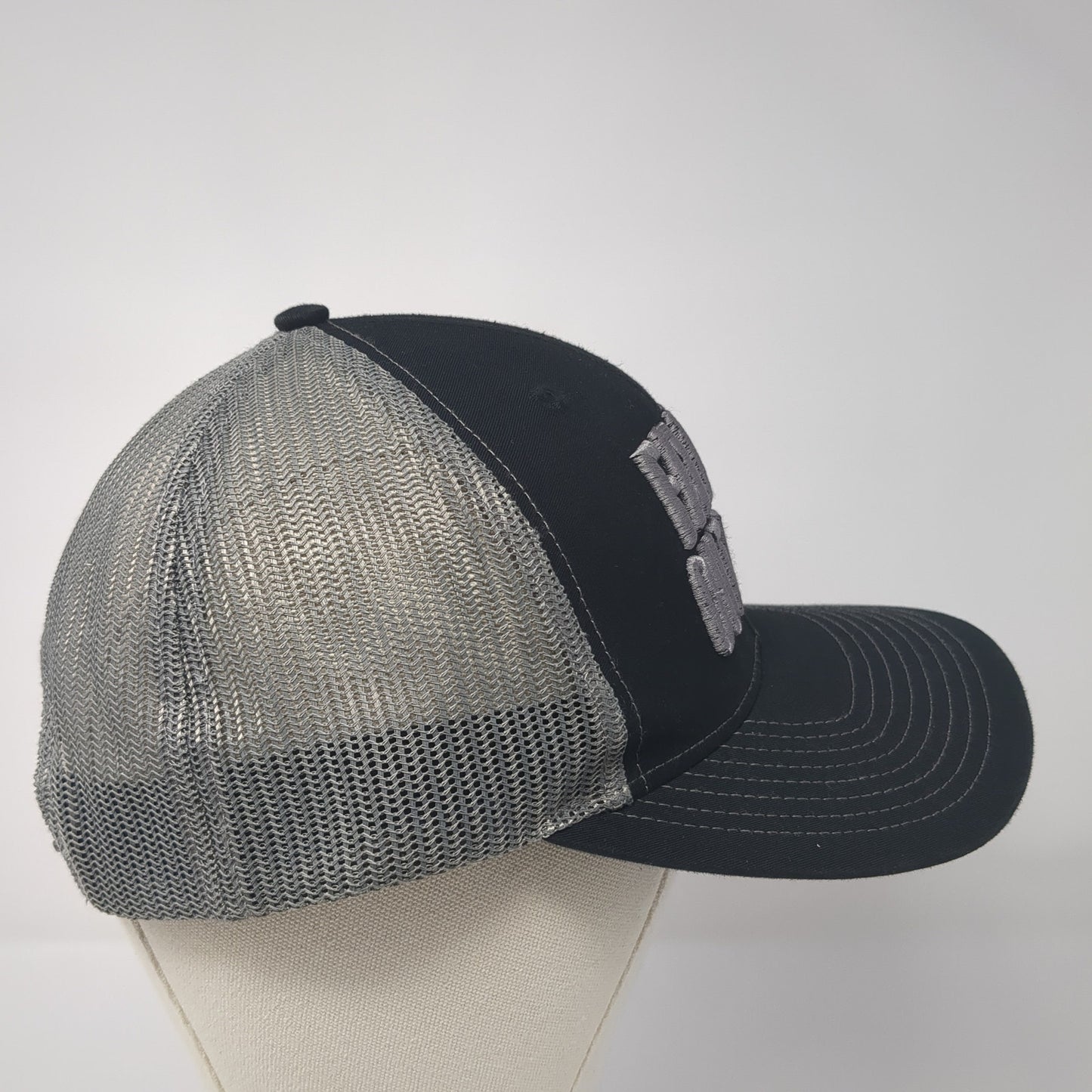 Fallen Outdoors Snapback Trucker Hat Black One Size Mesh Back Richardson