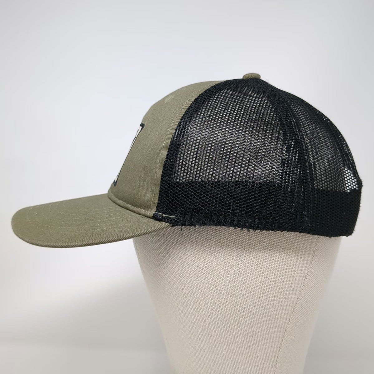 Vortex Gear Trucker Hat Green Black One Size Mesh Snapback Embroidered Patch
