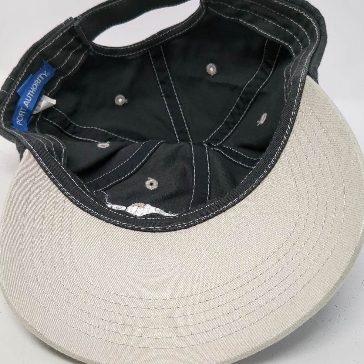 Port Authority Baseball Cap Black One Size AgRidge Repair Tractor Contrast Hat