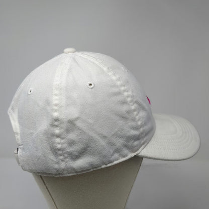 Nike Baseball Cap White One Size Pink Swoosh Heritage86 Dri-Fit Adjustable hat