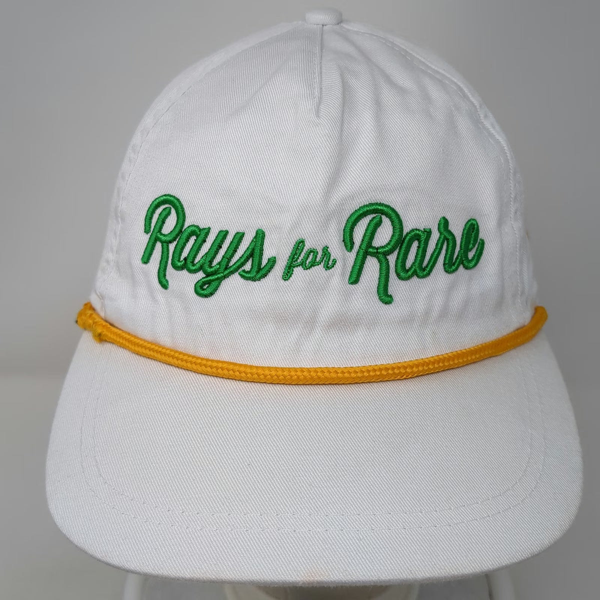 Port Authority 5 Panel White One Size Hat Rays For Rare Sun Rope Snapback Cotton
