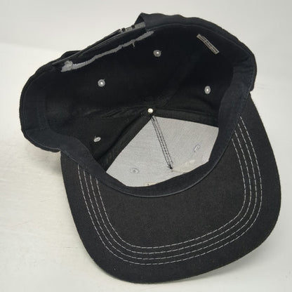 House Ten Black 5 Panel One Size Hat Nashville FGL Patch Flat Bill Snapback Bar