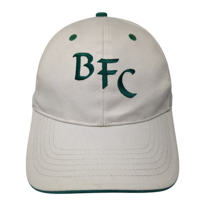 BFC Grow With Us Strapback Hat Tan One Size Hammette Sharp 6 Panel