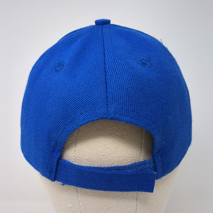 Florida Strapback Hat Blue One Size Adjustable Embroidered Patriotic 6 Panel