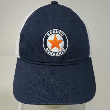 Outdoor Cap Baseball Cap Blue One Size Mesh Back Bonded Concrete Star Logo Hat